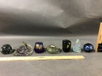 Collection of 7 Art Glass Paperweights
