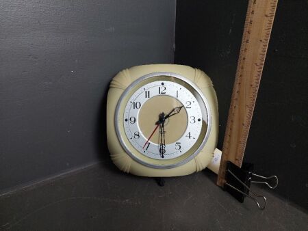 Vintage Smiths Zylonite Electric Wall Clock in working order