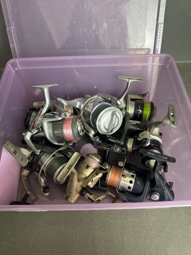 Container of Fishing Reels