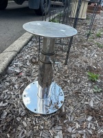 Marine Grade Stainless Steel Adjustable Table Pedistal - 3