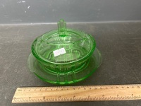 Uranuim Glass Butter Dish - 2