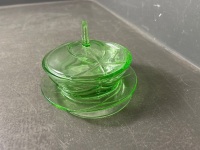 Uranuim Glass Butter Dish - 4