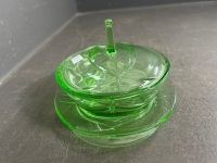 Uranuim Glass Butter Dish - 5