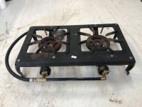 Cast Iron Double Gas Burner