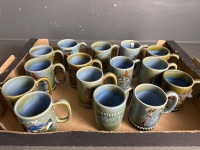 Large Lot of Wade Irish Ceramics Coffee Mugs - 2