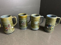 Large Lot of Wade Beer Steins - 3