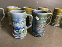 Large Lot of Wade Beer Steins - 4