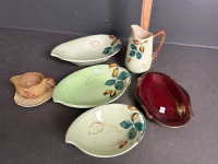 Hand Painted Carltonware Mixed Ceramic Lot - 2