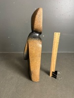 Modern Heavy Stone Statue signed P. Kwengwe - 4