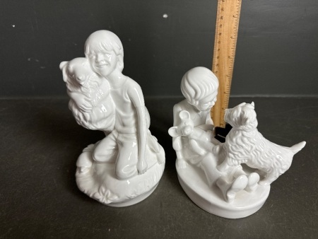 Spode Figurines by Pauline Shore -  Playtime & Best Friends