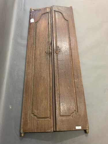 Pair of Vintage Solid Timber Doors from Lombok Island