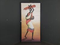 Pair African Style 3D Art Works - 4