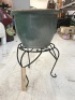 Ceramic Pot on Metal Stand + Tea Light Holder - 2