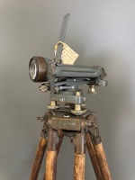 Antique Transit Theodolite by Cooke Troughton & Simms on original C.T.S Tripod w. omg case - 6