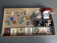 Collectables Swiss Army Knife, RAAF Patch, Cuff Links & Asst. Badges - 2