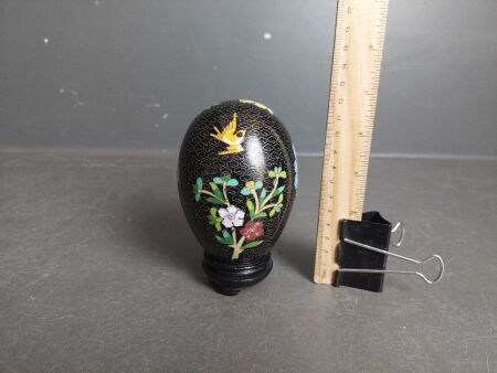 Chinese Cloisonne Egg