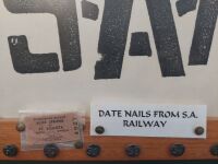 South Australian Railways S.A.R Date Nails  - 2