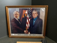 Photo Former US President Bush with Fred Brophy - Whats'is'name & Fred