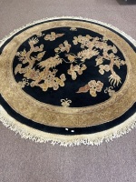 Large Oval Persian Style Rug - 2