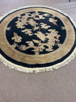 Large Oval Persian Style Rug - 4