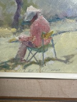 Original Alex Hill The Artists Oil on Board - 3