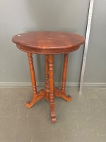 Victorian Rosewood Occasional Side Lamp Table