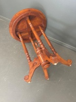 Victorian Rosewood Occasional Side Lamp Table - 3