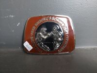 Fred Brophys Boxing Tent -Birdsville- Belt Buckle