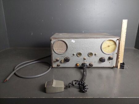 Vintage Royal Flying Doctor Transmitter/Transceiver - Metal Encased