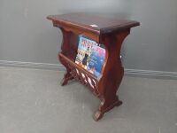 Mid Century Wooden Magazine Rack - 2