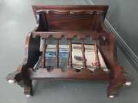 Mid Century Wooden Magazine Rack - 4