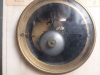 French Alabaster Mantle Clock with Key - 3