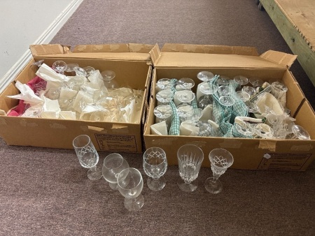 Large Selection of Crystal & Glassware