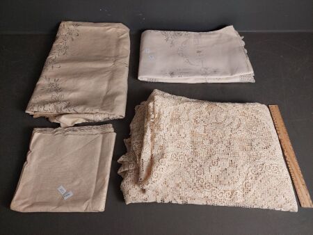 Selection of Vintage Linen & Lace