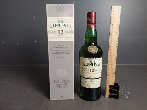 The Glenlivet 12 year old Single Malt Scotch Whisky 700ml