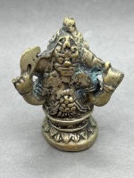 Brass Buddhist Ritual Ganesh C 1930s - 3