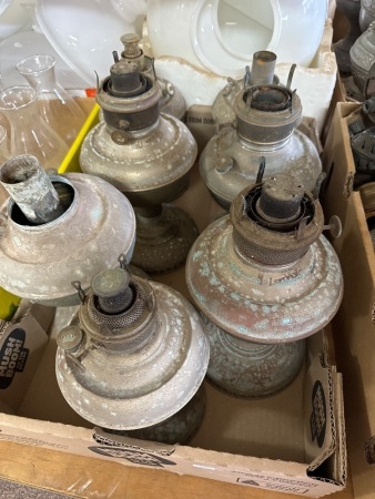 Assorted Oil Lamp Bases