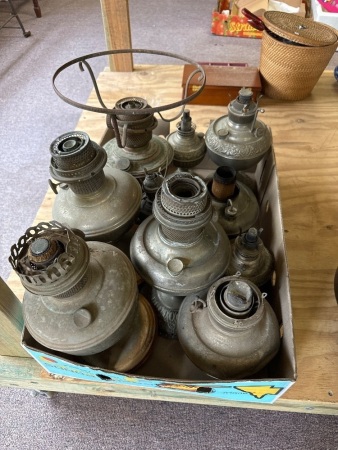 Assorted Oil Lamp Bases