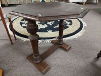 Mid Century Octogon Occasional Table 