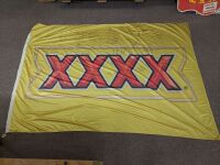 Signed XXXX Fred Brophy Birdsville Flag Banner