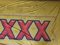 Signed XXXX Fred Brophy Birdsville Flag Banner - 3