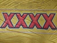 Signed XXXX Fred Brophy Birdsville Flag Banner - 4