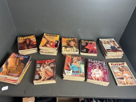 Selection 1970 - 1978 Playboy Magazines