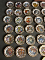 Franklin Mint Porcelain the Best Loved Fairy Tales Miniture Plate Collection with Information Cards - 2