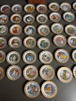 Franklin Mint Porcelain the Best Loved Fairy Tales Miniture Plate Collection with Information Cards - 3