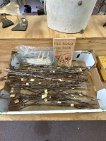 Selection of Antique to Modern Barbed Wire + The Barbed Wire Book by Herbert Rock