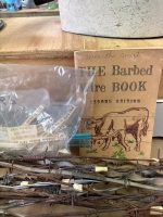 Selection of Antique to Modern Barbed Wire + The Barbed Wire Book by Herbert Rock - 4