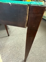 Antique Wooden Fold Out Games Table - 6