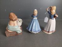 3 x Nadal Porcelain Women Figurines - Made in Spain - 2