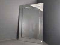 Large Modern Rectangular Mirror with Bevelled Edges - 4